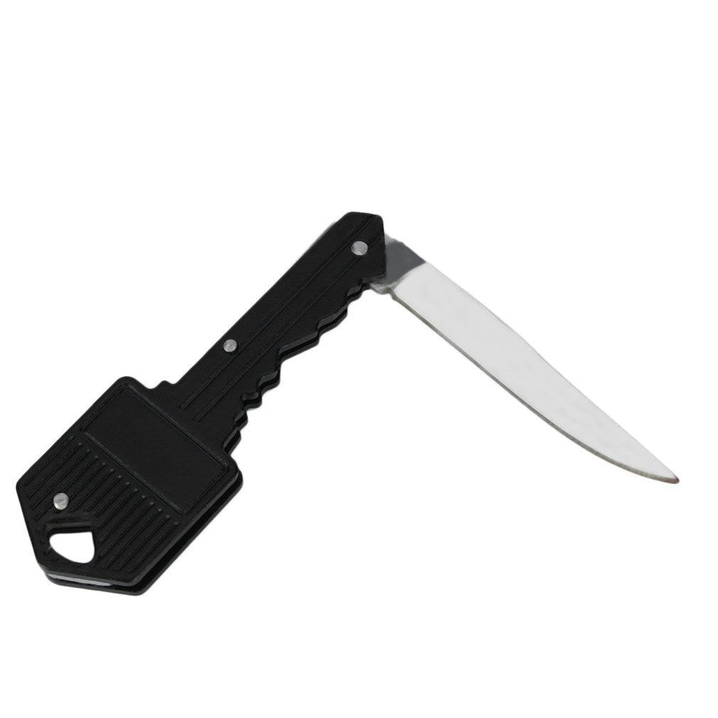 Multifunctional Foldable Mini Hunting Knife - Portable Outdoor Camping & Hiking Survival Key Shape Tool