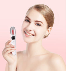 Mini Electric Vibration Eye Face EMS Red Light Therapy Anti-Ageing Wrinkle Dark Circle Removal