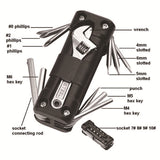 Bicycle Multifunction Tool Kit: Tire Repair, Screwdriver, Chain Tools for MTB & Road Bike Accessories