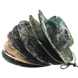 Fashion Military Camouflage Bucket Hat - Wide Brim Sun Protection for Fishing, Camping, and Outdoor Activities