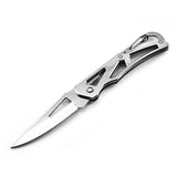 Stainless Steel Blade Shape Knife for Outdoor Camping, Self-Defense, Emergency Survival - Portable Size