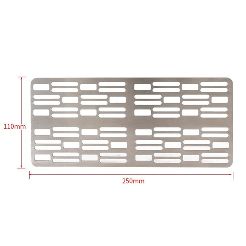 Titanium Charcoal BBQ Grill Net - Outdoor Barbecue Grill Accessory