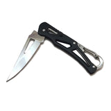 Stainless Steel Blade Shape Knife for Outdoor Camping, Self-Defense, Emergency Survival - Portable Size