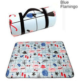 Folding Camping Mat: Outdoor Beach Picnic, Thick, Moistureproof, Nation Style Plaid Blanket