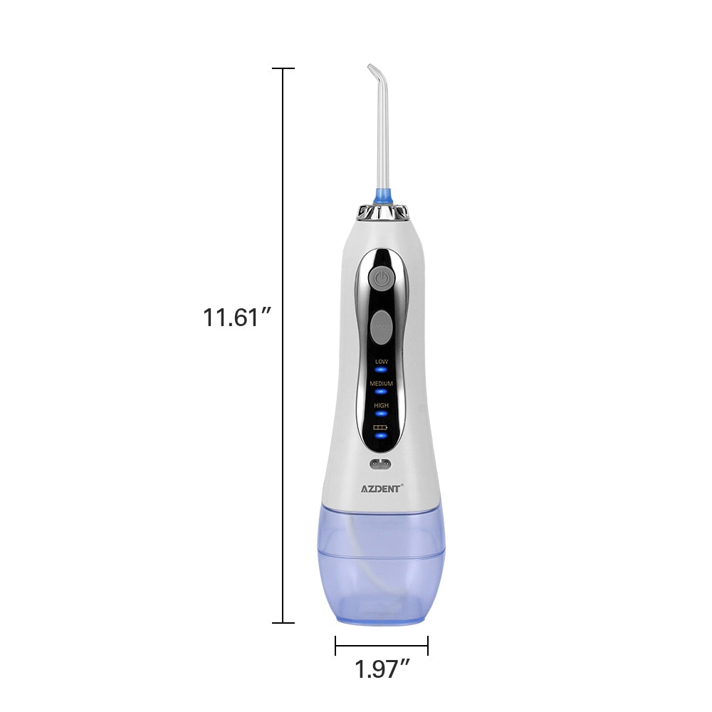 Portable Cordless Water Dental Flossier with 5 Jet Tips