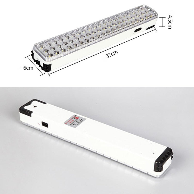 Rechargeable Mini LED Emergency Light Flashlight - 30 LEDs, 2 Modes for Home, Camping, Outdoor Use