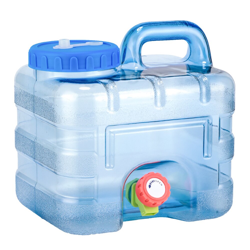 Portable Outdoor Water Tank with Faucet for Camping, Picnic, Hiking - Driving Water Bucket Container