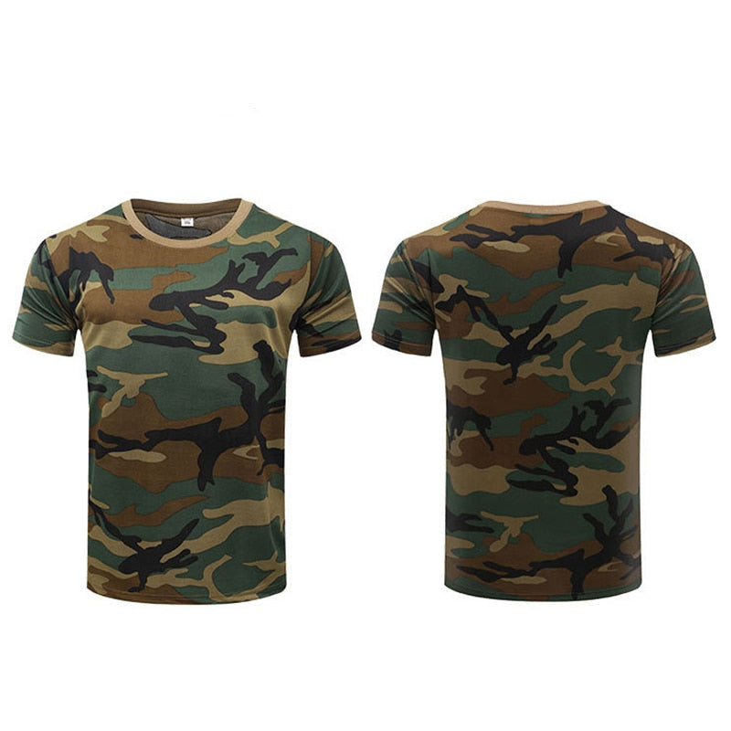Quick Dry Camouflage T-Shirt for Men - Summer Collection