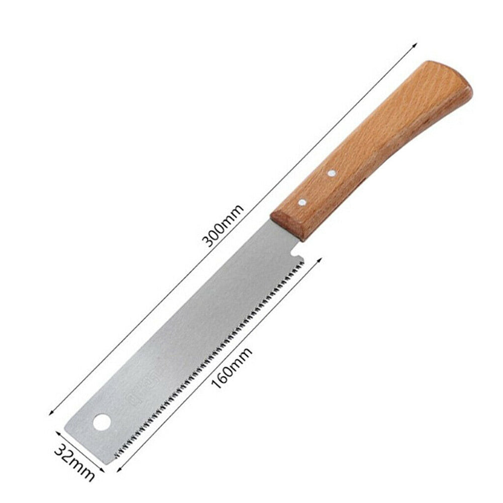 Compact Japanese Hand Saw for Wood Cutting, Trimming, Pruning - Portable Outdoor Garden Woodworking Tool