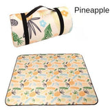 Folding Camping Mat: Outdoor Beach Picnic, Thick, Moistureproof, Nation Style Plaid Blanket