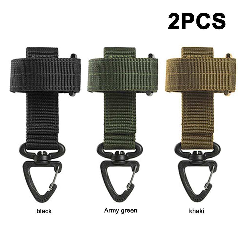 Multipurpose Tactical Glove Hook for Military, Outdoor, Climbing, Camping, and Rope Storage