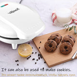 DIY Dessert Donut Maker Machine Party Electric Bakeware Pan Non-stick Double-sided Heating