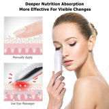 Mini Electric Vibration Eye Face EMS Red Light Therapy Anti-Ageing Wrinkle Dark Circle Removal