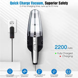 Wireless Car Vacuum Cleaner 6000Pa Powerful Cyclone Suction