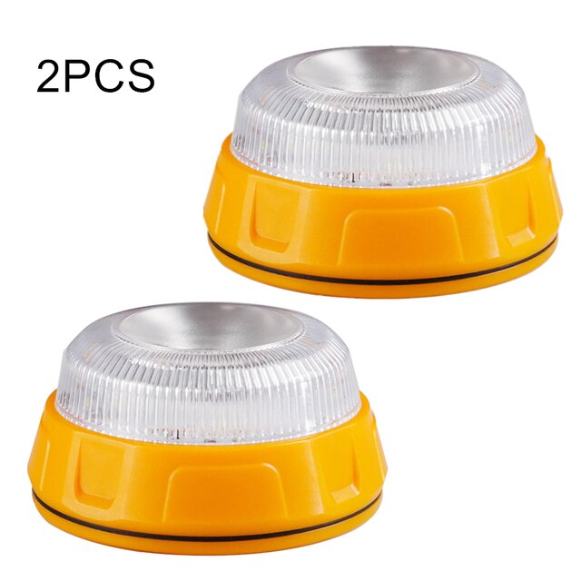 LED Emergency Strobe Beacon - Magnetic Roadside Safety Warning Light for Car Repair, Outdoor Camping