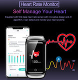 Smart Watch with Bluetooth Earphone Heart Rate Pedometer