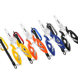 Stainless Steel Fishing Pliers: Hook Remover, Braid Line Cutter, Scissors, Fish Tong - Saltwater Fishing Accessories