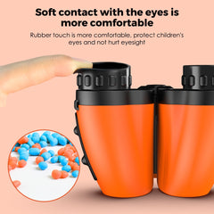 Compact Shock-Proof Kids Telescope Binoculars for Bird Watching, Tourism, Camping, and Birthday Gifts