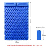 Waterproof Inflatable Double Mattress - Outdoor Camping Air Cushion, Folding Bed with Storage Bag, Ultralight Travel Mat