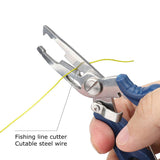 Stainless Steel Fishing Pliers: Hook Remover, Braid Line Cutter, Scissors, Fish Tong - Saltwater Fishing Accessories