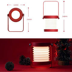 Foldable USB Rechargeable LED Night Light - Portable, Dimmable Table Lamp for Indoor, Outdoor, Camping, Reading