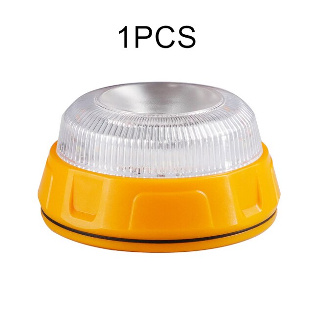 LED Emergency Strobe Beacon - Magnetic Roadside Safety Warning Light for Car Repair, Outdoor Camping