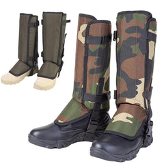 Waterproof Adjustable Snow Boot Gaiters for Snake Bite Protection, Hunting, Mountain Climbing, Hiking, and Walking