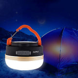 Rechargeable LED Camping Lantern - Mini Tent Light, USB Powered for Emergency, Outdoor, Power Outage, Hiking