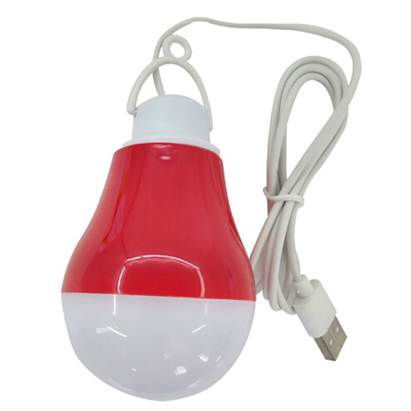 Portable LED USB Lantern - Camping Lamp, Book Light, Mini Bulb, 5V, Super Bright, Reading & Study Table Lamp