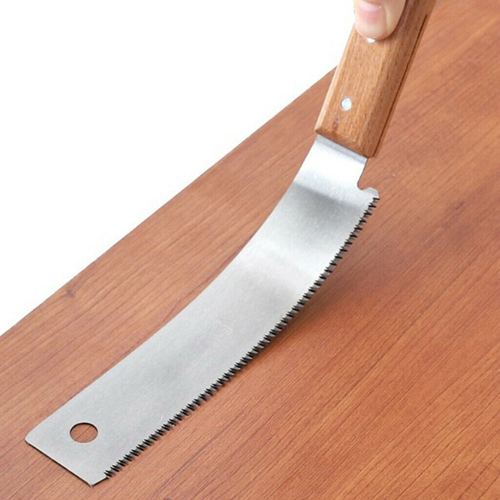 Compact Japanese Hand Saw for Wood Cutting, Trimming, Pruning - Portable Outdoor Garden Woodworking Tool