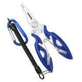 Stainless Steel Fishing Pliers: Hook Remover, Braid Line Cutter, Scissors, Fish Tong - Saltwater Fishing Accessories