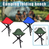 Portable Tri-Leg Folding Camping Stool - Lightweight Fishing Chair for Outdoor Adventures