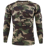 Men's Camouflage Quick-Dry Long Sleeve T-Shirt for Summer Outdoor Hiking, Fishing, Camping, and Tactical Use