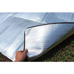 Ultralight Aluminum Foil Sleeping Mat for Camping - 200x200 cm Insulating, Foldable Thermal Blanket & Tent Floor Mat