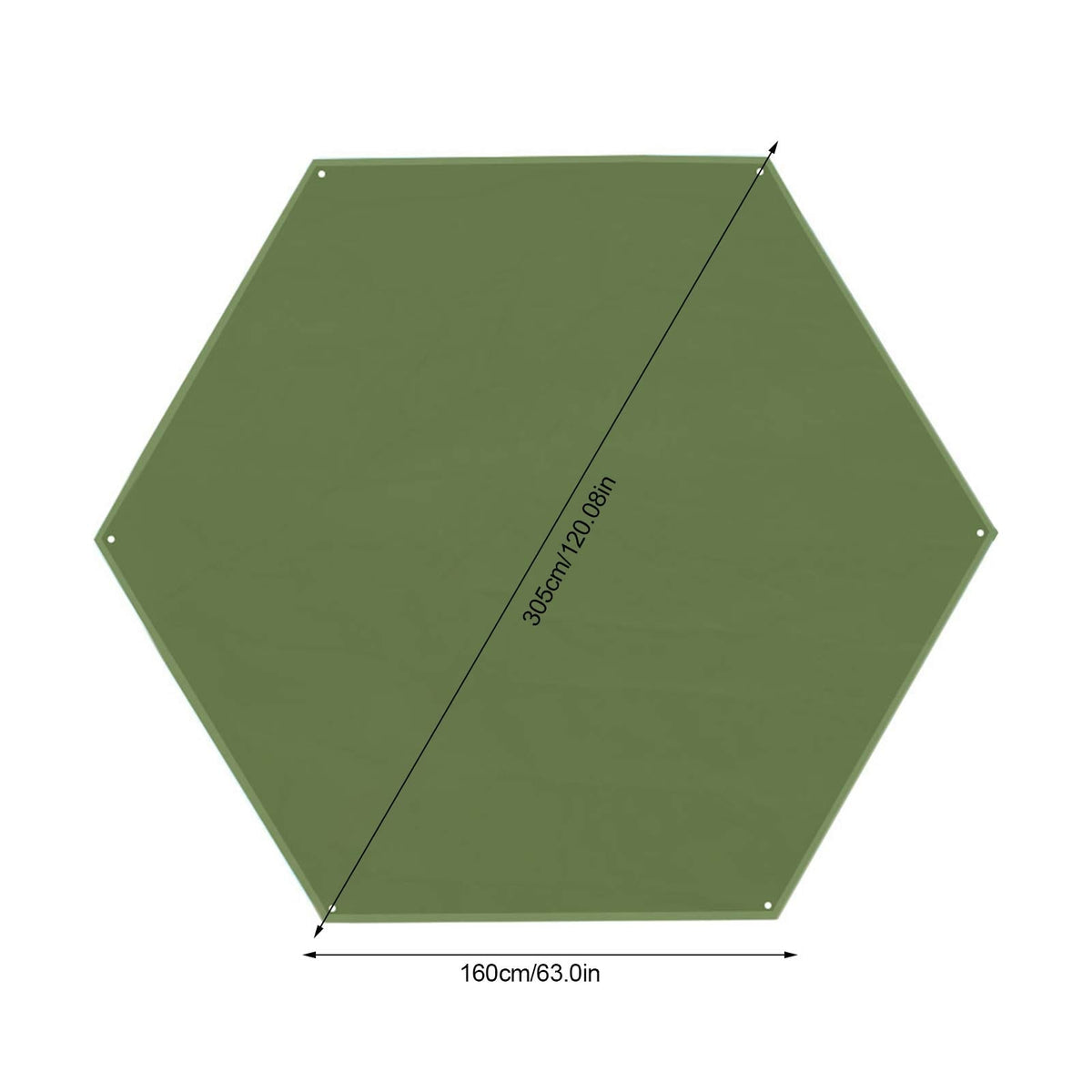 Outdoor Waterproof Camping Tarp: Multifunctional Picnic Mat, Beach Mat, Tent Footprint, Hexagonal Moisture-Proof Pad