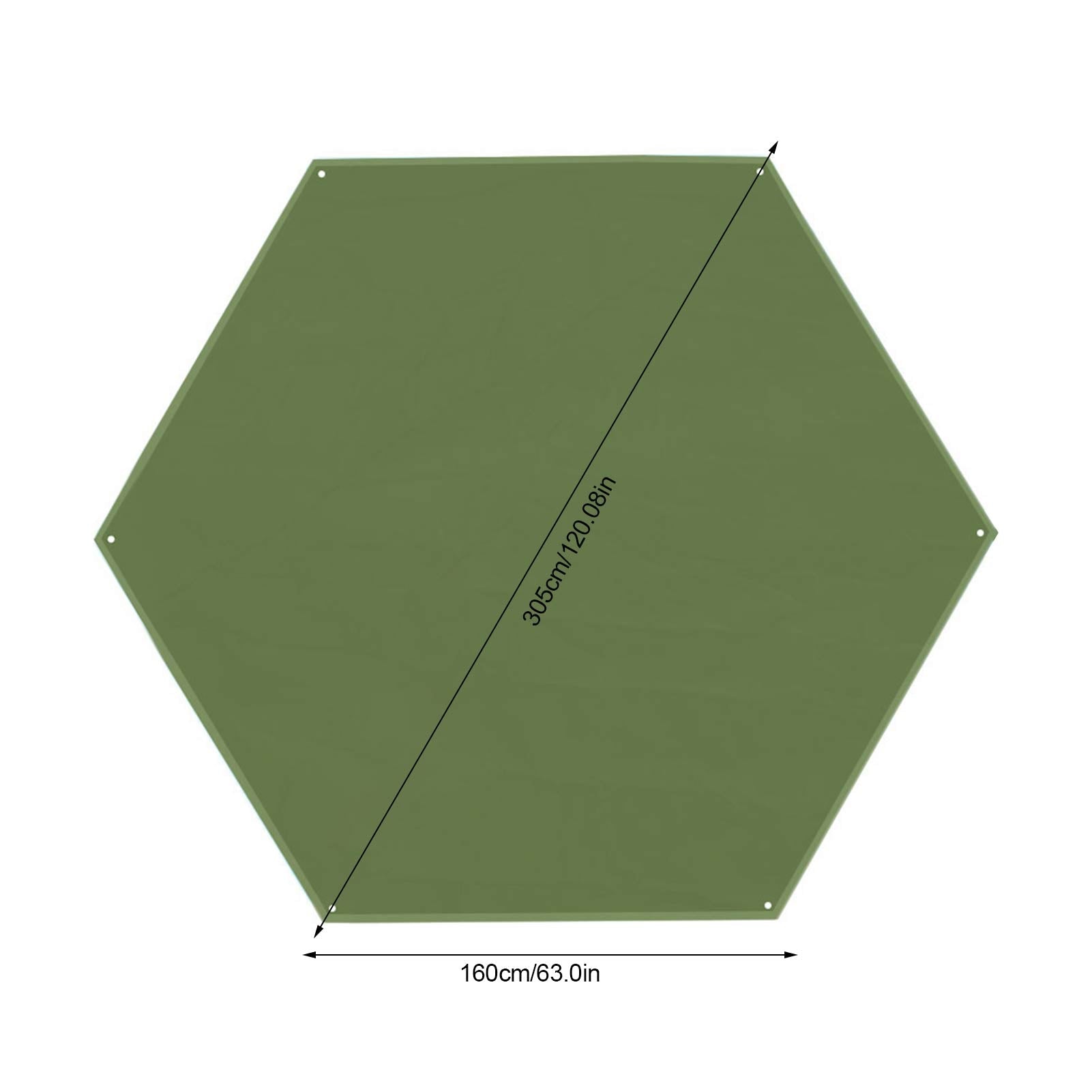 Outdoor Waterproof Camping Tarp: Multifunctional Picnic Mat, Beach Mat, Tent Footprint, Hexagonal Moisture-Proof Pad