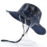 Men's Sun Hats: Wide Brim, Anti-UV, Outdoor Fishing, Summer Hiking & Camping Caps