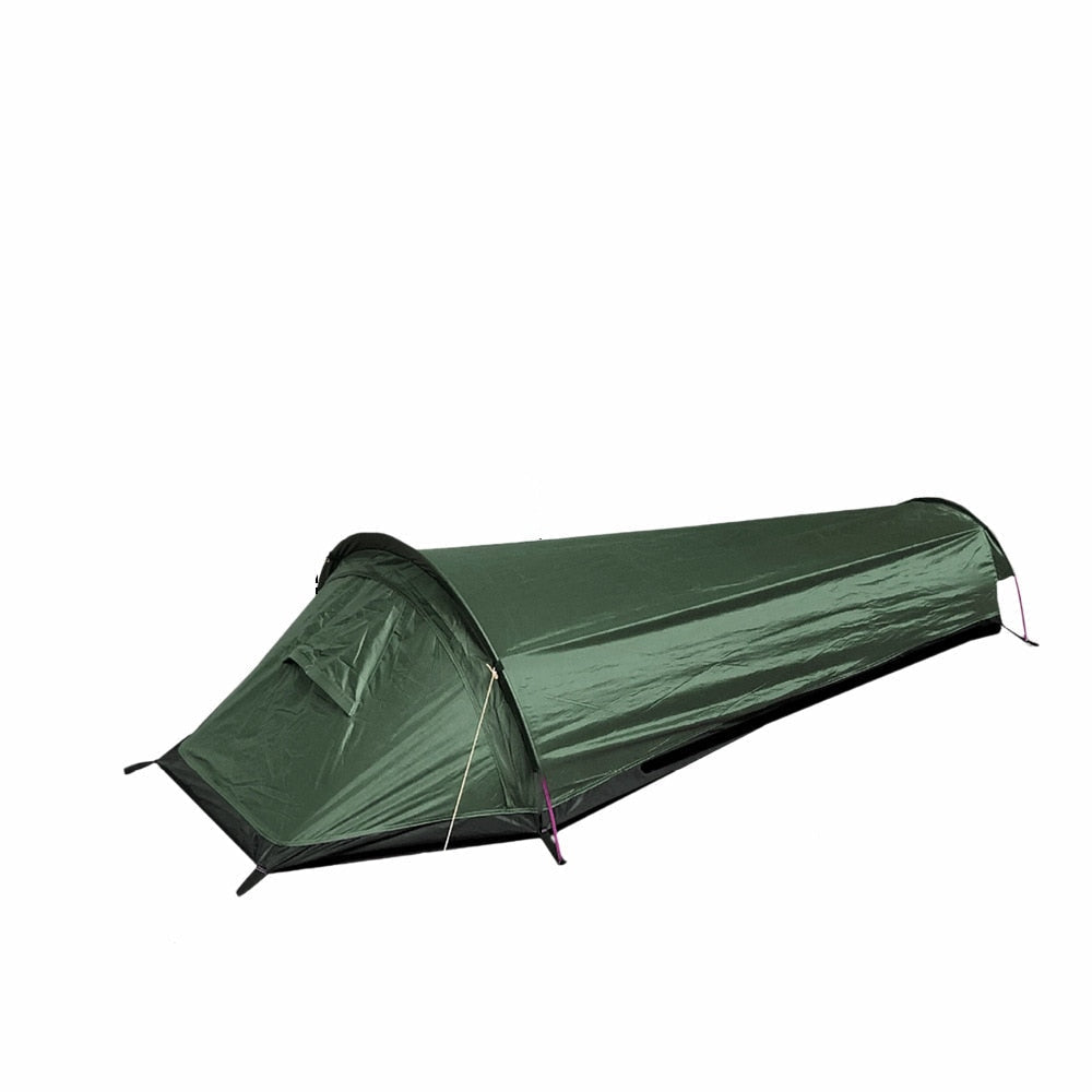 Ultralight 1-Person Camping Tent - Waterproof, Ideal for Car Travel, Backpacking, Tourism, and Cycling