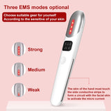 Mini Electric Vibration Eye Face EMS Red Light Therapy Anti-Ageing Wrinkle Dark Circle Removal