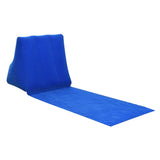 Foldable Inflatable Beach Mat with Back Pillow - Perfect for Camping, Festivals, Lounging, and Travel