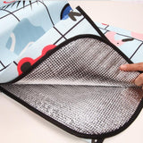 Folding Camping Mat: Outdoor Beach Picnic, Thick, Moistureproof, Nation Style Plaid Blanket