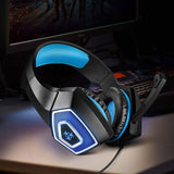 Game Headset Large RGB Light-emitting Wired Headphone