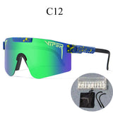 Polarized UV400 Sunglasses for Riding, Camping, Hiking, Fishing - Includes Protective Cover