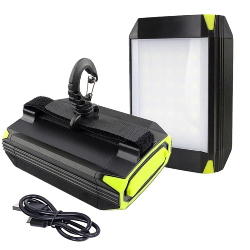USB Rechargeable Camping Lantern - 30 LEDs, 5 Modes, Multi-Function, Power Bank, Outdoor Hanging Light