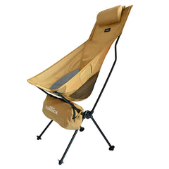 Portable High Back Folding Camping Chair with Pillow - Waterproof, Collapsible, Back Support for Travel, Picnic, Fishing