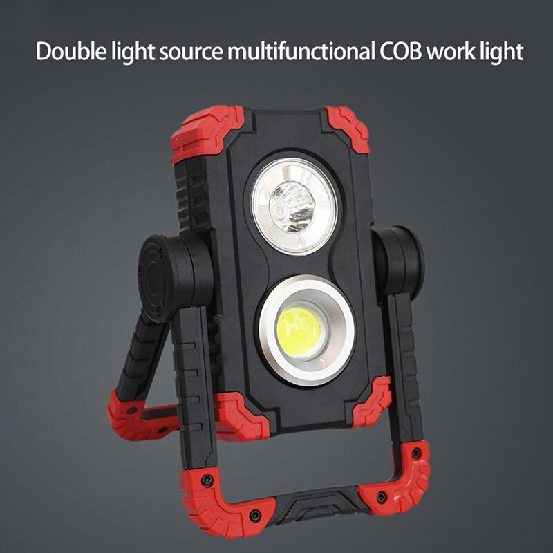 Portable LED Camping & Work Light - Battery Powered for Outdoor, Hiking, Emergency Lighting