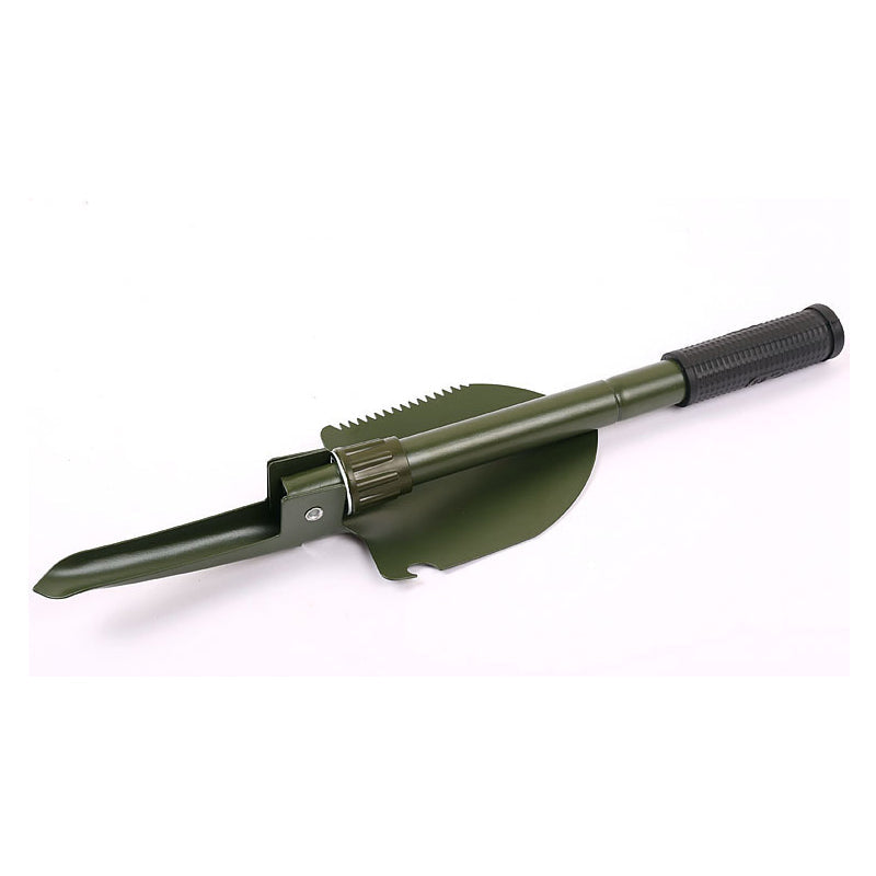 Multifunctional Military Folding Shovel - Mini Garden, Camping, Outdoor Survival Tool with Aluminum Alloy Handle