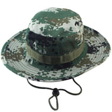 Fashion Military Camouflage Bucket Hat - Wide Brim Sun Protection for Fishing, Camping, and Outdoor Activities