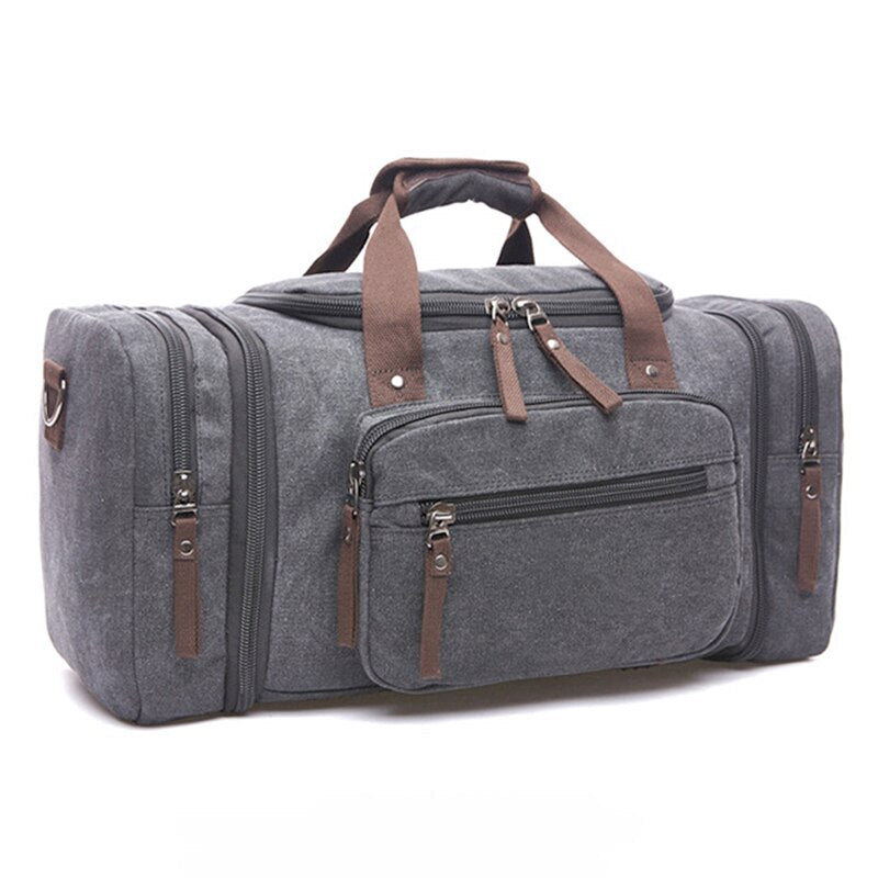 Durable Multifunction Canvas Sport Bag - Training Gym Bag for Men & Women, Fitness & Outdoor Use