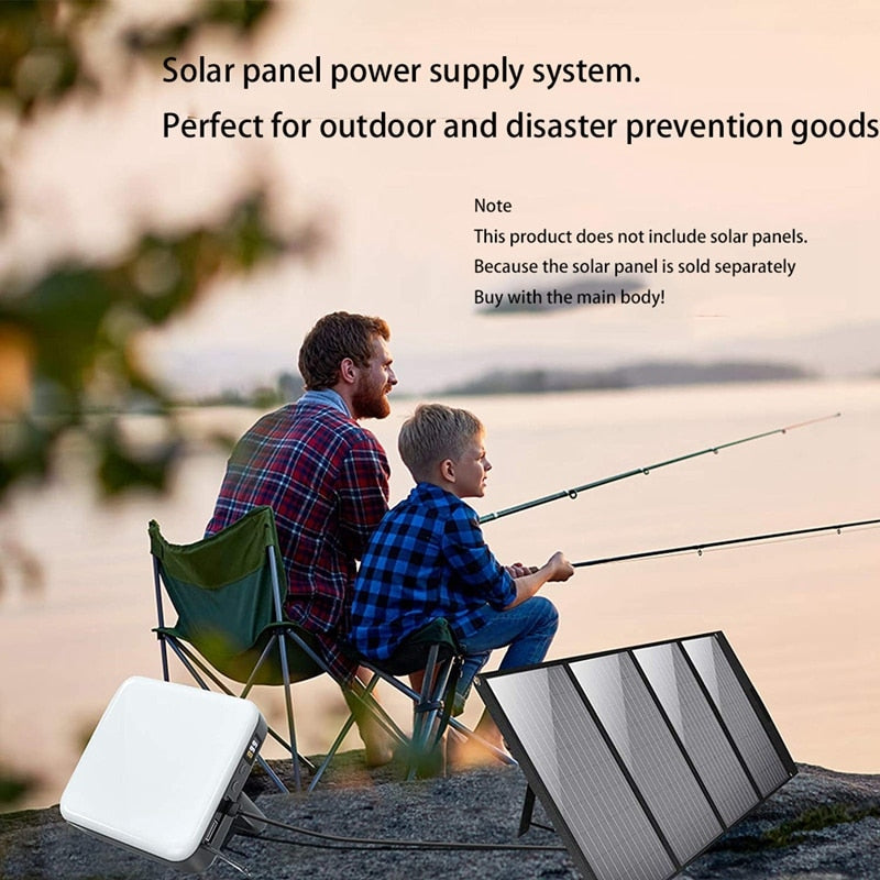 Waterproof LED Camping Lantern with Power Bank - 13500mAh, Ideal for Camping, Fishing, and Emergencies